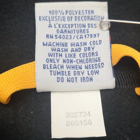 Old Navy Men's Size Large Black Front Zip Closure Fleece Vest - Picture 4 of 6